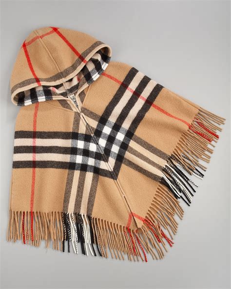 burberry girls poncho